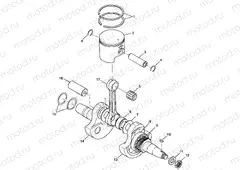 CRANKSHAFT and PISTON - A99CC28CA (4949484948d001) | CRANKSHAFT and PISTON - A99CC28CA (4949484948d001)