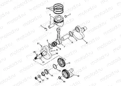 CRANKSHAFT and PISTON - A99CH33CB (4945964596d007) | CRANKSHAFT and PISTON - A99CH33CB (4945964596d007)