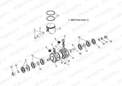 CRANKSHAFT and PISTON - W045297DA/IA/IB (4990519051C03) | CRANKSHAFT and PISTON - W045297DA/IA/IB (4990519051C03)