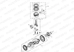 Crankshaft, Conn Rods & Pistons