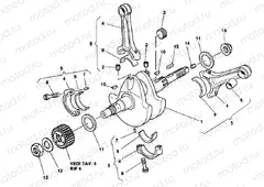 CRANKSHAFT » ENGINE CASE