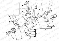 CRANKSHAFT » ENGINE CASE