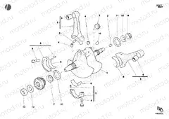 CRANKSHAFT » ENGINE CASE