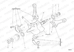 CRANKSHAFT » ENGINE CASE