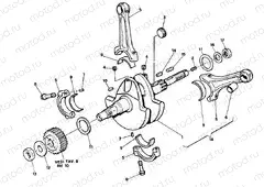 CRANKSHAFT MY91 » ENGINE CASE