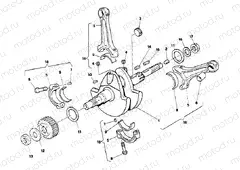 CRANKSHAFT MY92 » ENGINE CASE