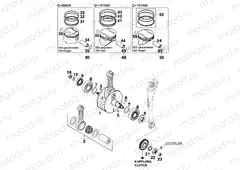 CRANKSHAFT, PISTON