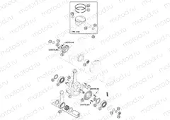 CRANKSHAFT, PISTON