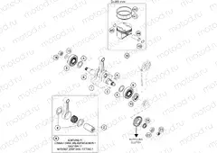 CRANKSHAFT, PISTON
