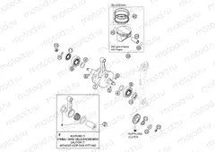 CRANKSHAFT, PISTON
