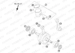 CRANKSHAFT, PISTON