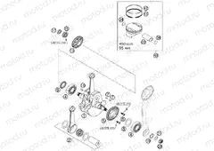 CRANKSHAFT, PISTON
