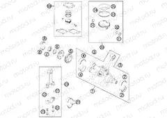 CRANKSHAFT, PISTON