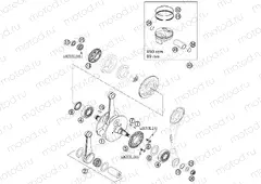 CRANKSHAFT, PISTON