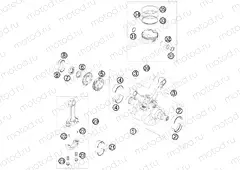 CRANKSHAFT, PISTON