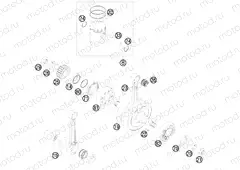 CRANKSHAFT, PISTON