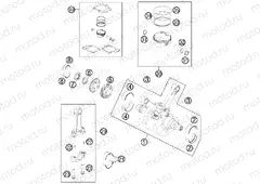 CRANKSHAFT, PISTON