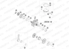 CRANKSHAFT, PISTON