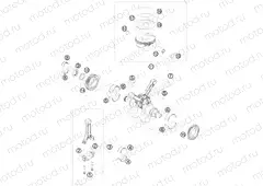 CRANKSHAFT, PISTON
