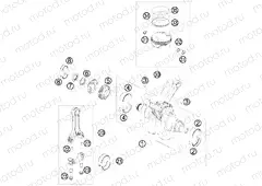 CRANKSHAFT, PISTON