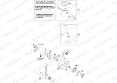 CRANKSHAFT, PISTON