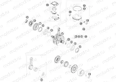 CRANKSHAFT, PISTON