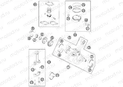 CRANKSHAFT, PISTON