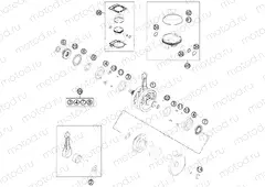 CRANKSHAFT, PISTON