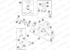 CRANKSHAFT, PISTON
