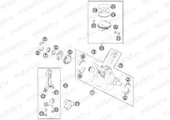 CRANKSHAFT, PISTON