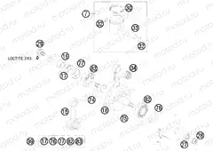 CRANKSHAFT, PISTON