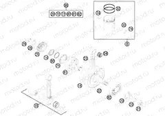 CRANKSHAFT, PISTON