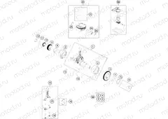 CRANKSHAFT, PISTON