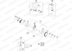 CRANKSHAFT, PISTON