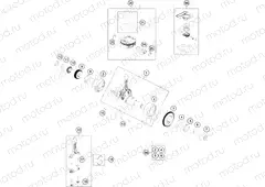 CRANKSHAFT, PISTON