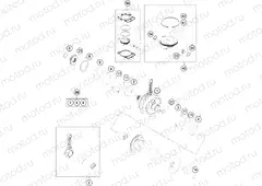 CRANKSHAFT, PISTON