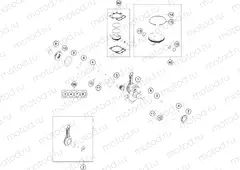 CRANKSHAFT, PISTON