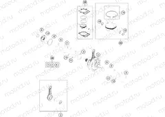 CRANKSHAFT, PISTON