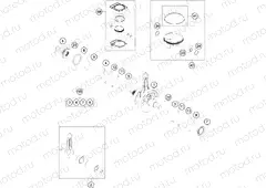 CRANKSHAFT, PISTON