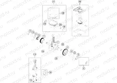 CRANKSHAFT, PISTON