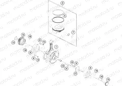 CRANKSHAFT, PISTON