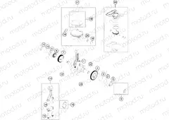 CRANKSHAFT, PISTON