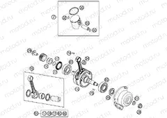 CRANKSHAFT, PISTON|Engine|30
