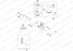 CRANKSHAFT, PISTON|Engine|30