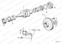 Crankshaft/Connecting rod/Mounting parts