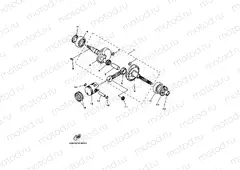 Crankshiyaft. Piston