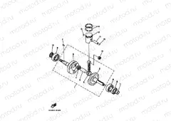 Crankshiyaft. Piston