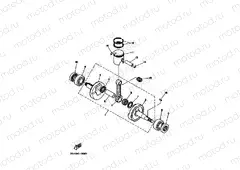 Crankshiyaft. Piston