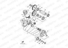 Crankshiyaft. Piston