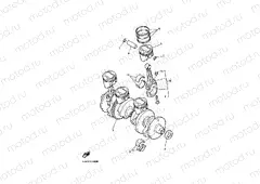 Crankshiyaft. Piston